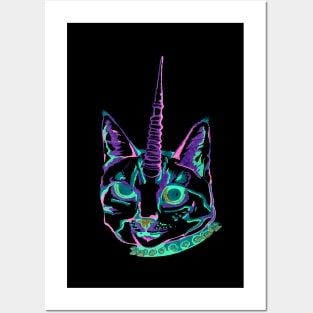 Punk Caticorn Posters and Art